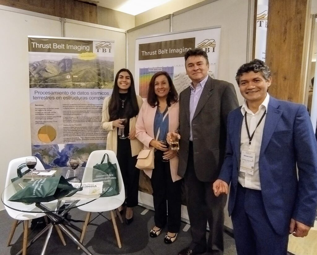 Exhibition stand at the ACGGP geoscience day