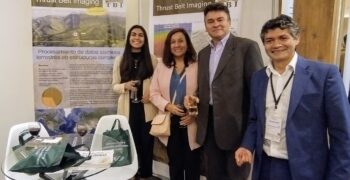 Exhibition stand at the ACGGP geoscience day